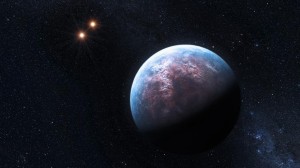 The system Gliese 667 (Artist?s impression)